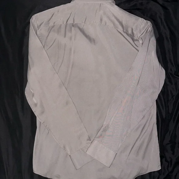 H&M Elegant Gray Dress Shirt - Picture 2 of 3